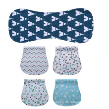 Deekids Organic Cotton 4-pack Unisex Baby Burp Cloths Newborn Towel Burp Bib Milk Spit Up Rag
